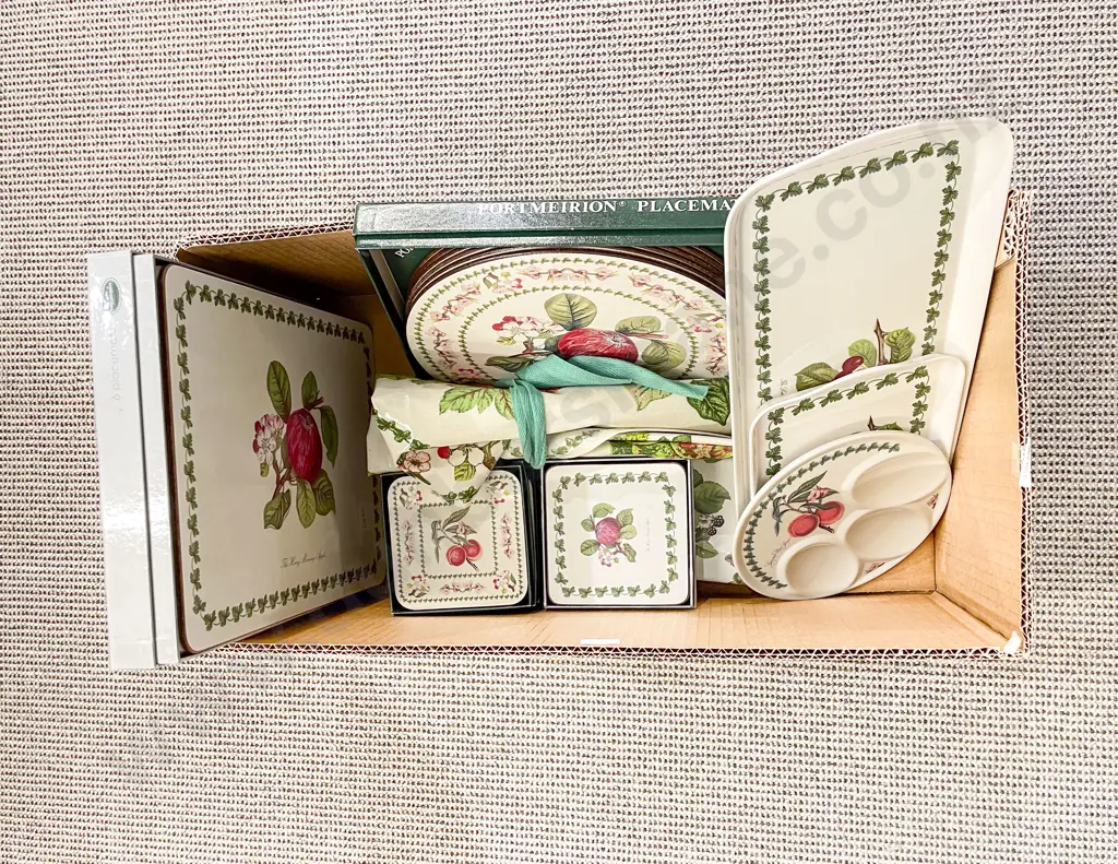 Box of Assorted Portmeirion Placemats etc Image 1++