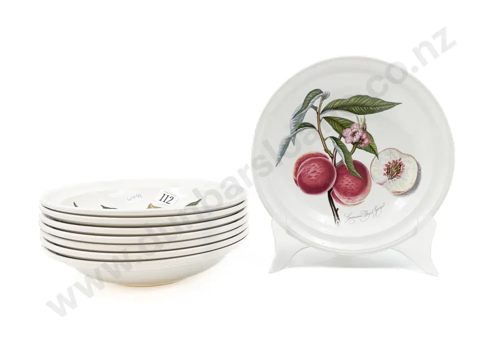Eight Portmeirion Shallow Bowls Image 1++