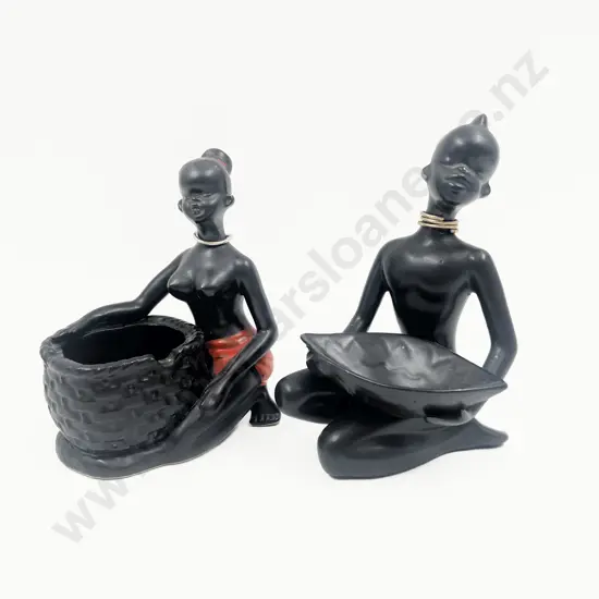 Two Hand Painted Figures