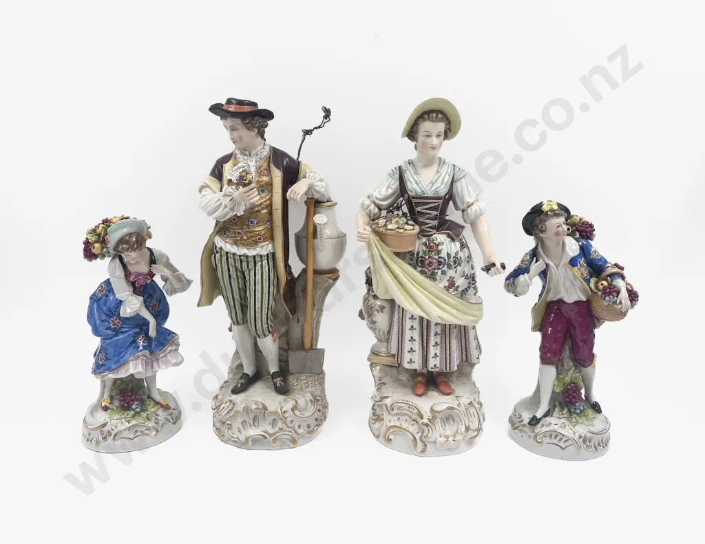 Four Fancy China Figures Image 1++