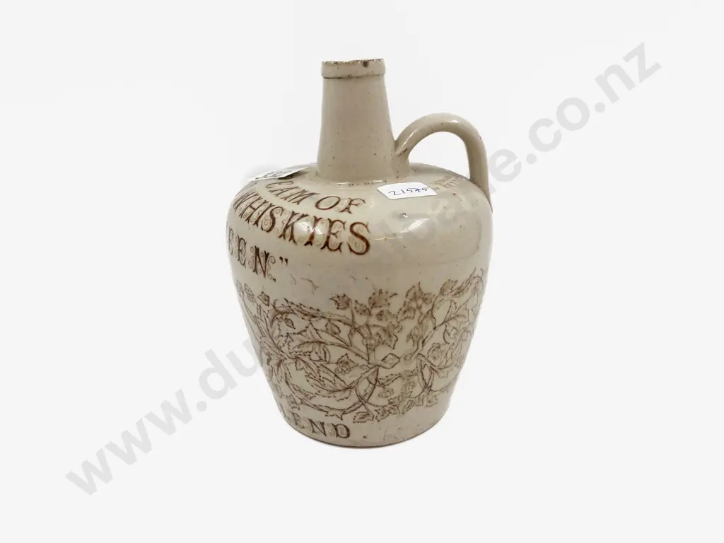Vintage Stoneware Whisky Jug (Chip to top) Image 1++
