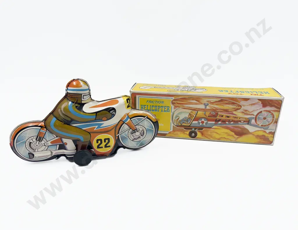 Part Boxed Moto Start Friction Motorbike & New Model Helicopter Image 1++
