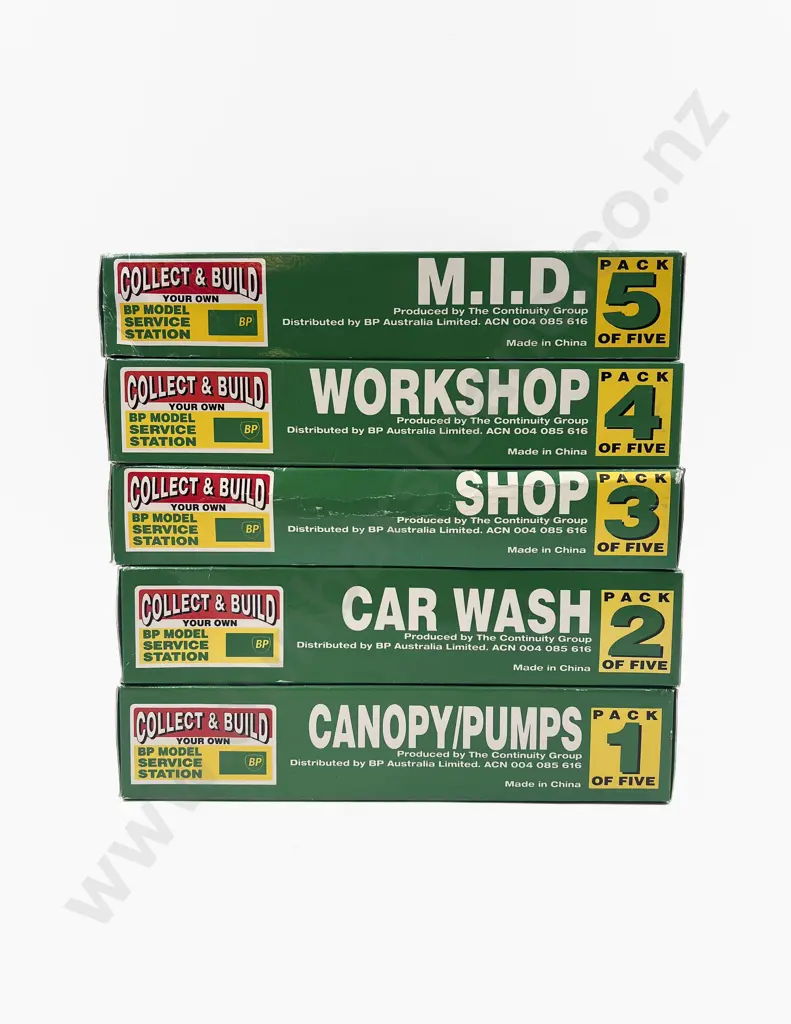 Sets One to Five BP Model Service Station Kits Image 1++