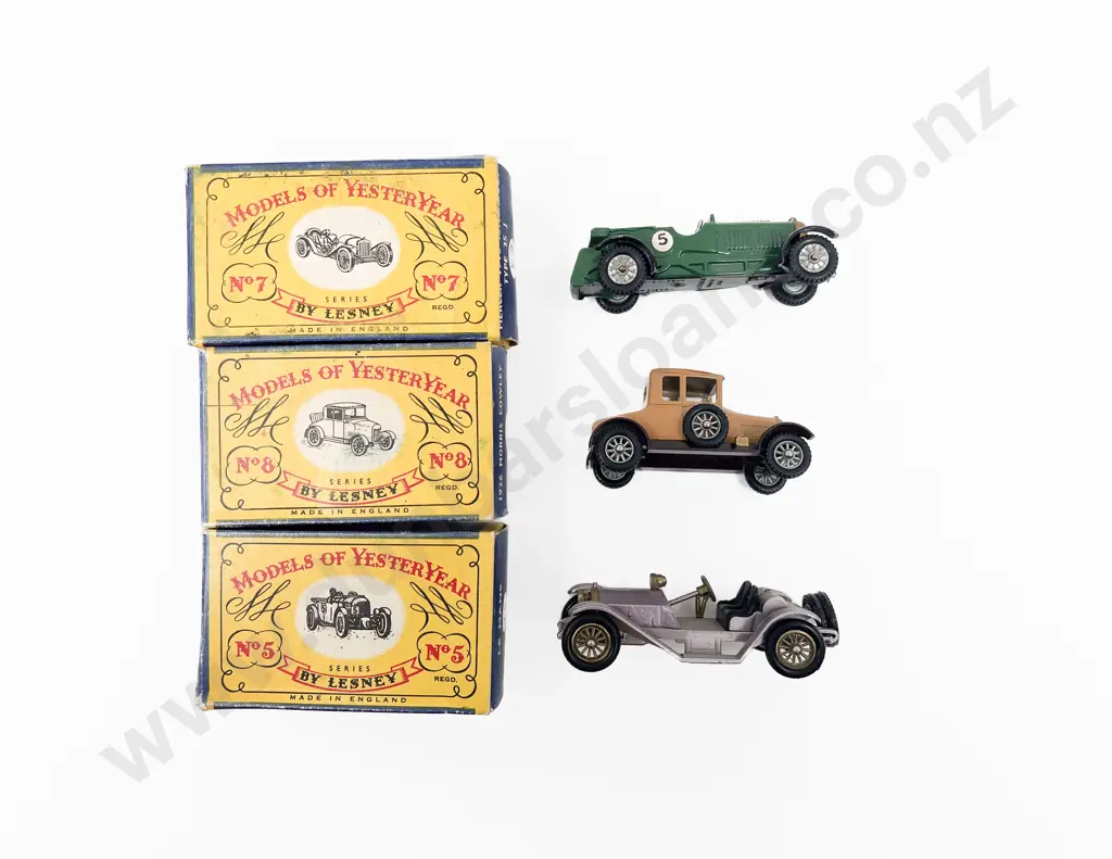 Three Boxed Early Models of Yesteryear Image 1++
