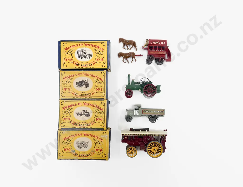 Four Boxed Early Models of Yesteryear (One a/f) Image 1++