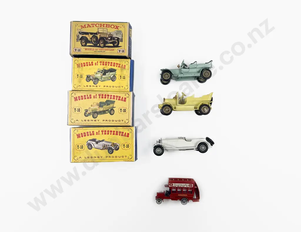 Four Boxed Early Models of Yesteryear Image 1++