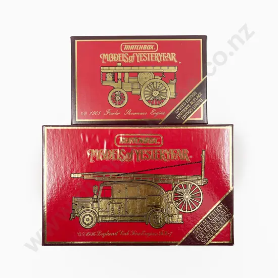 Two Boxed Special Models of Yesteryear