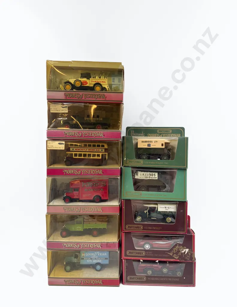 Eleven Various Boxed Models of Yesteryear (Some Fading) Image 1++