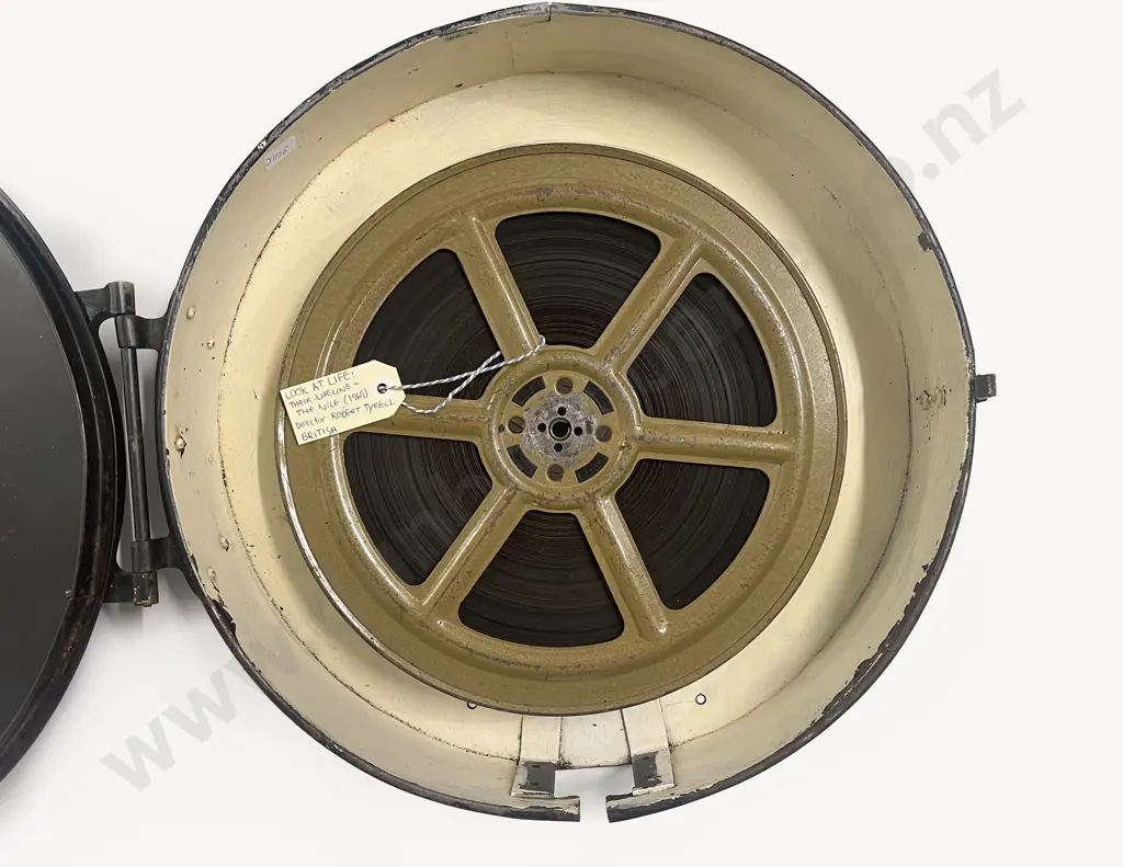 Vintage Film Reel in Case Image 1++