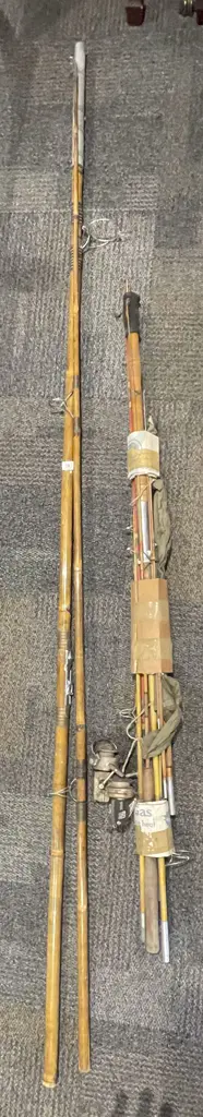 Quantity of Assorted Vintage Fishing Rods & Reels etc Image 1++