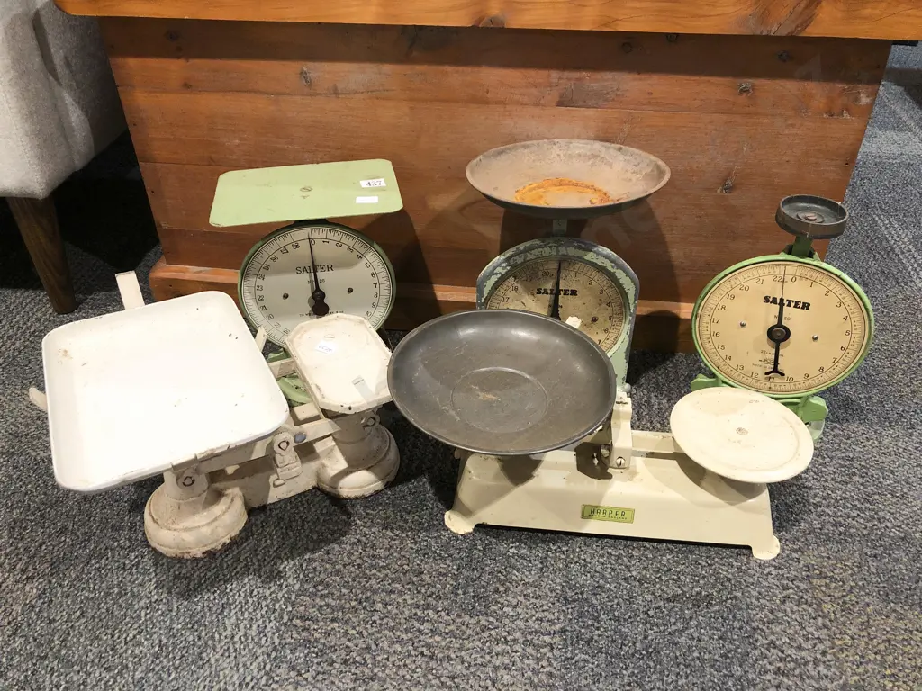 Five Assorted Vintage Scales Image 1++