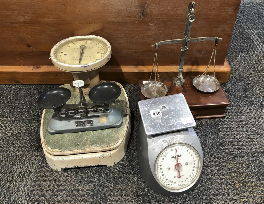 Four Assorted Vintage Scales Image 1++