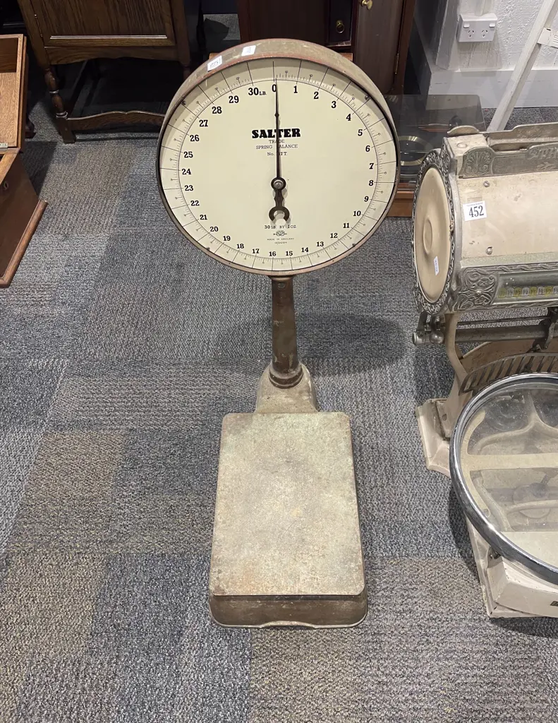 Large Vintage Salter Scale Image 1++
