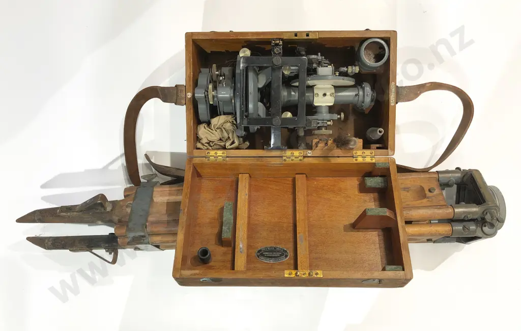 Vintage Theodolite & Tripod Image 1++