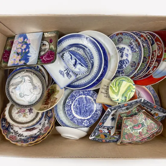 Box of Assorted China