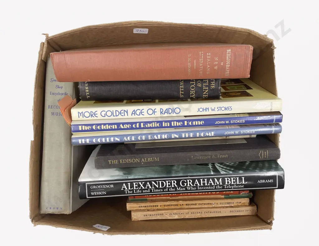 Box of Assorted Radio & Gramophone Reference Volumes Image 1++