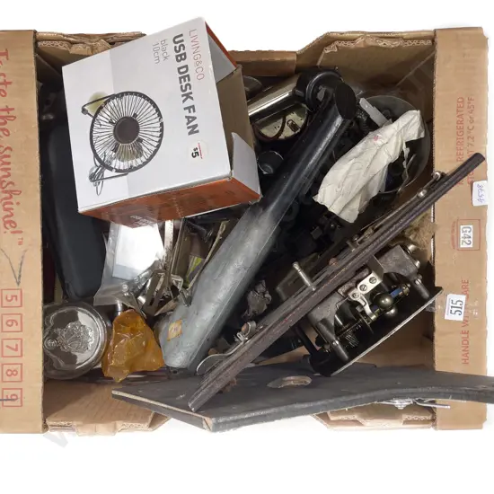 Box of Assorted including Gramophone Parts etc