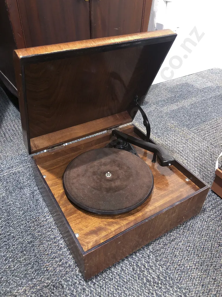 Two Vintage Record Players Image 1++