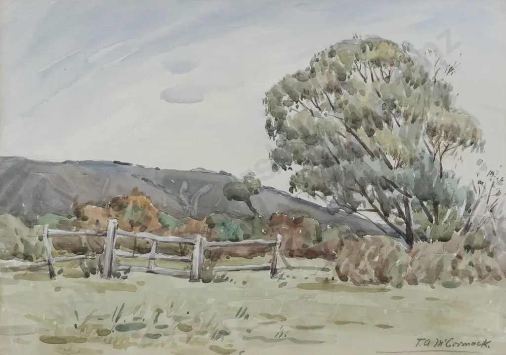 T A McCormack (1883 - 1973) - Rural Landscape Image 1++