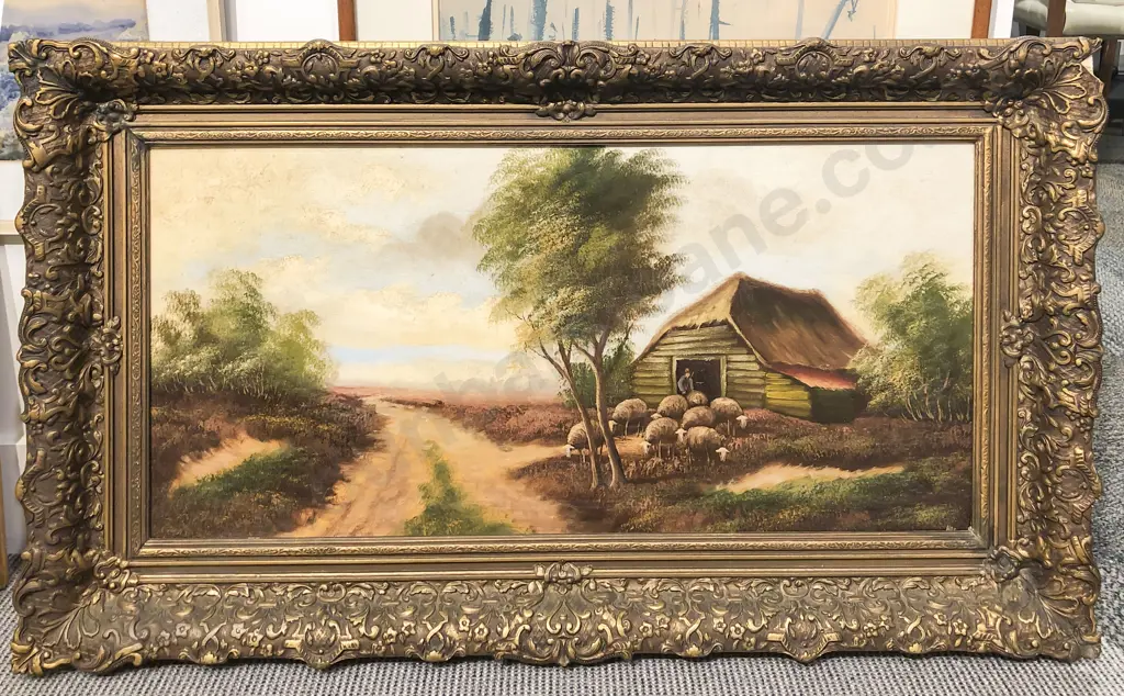 Gilt Framed Print on Board Image 1++