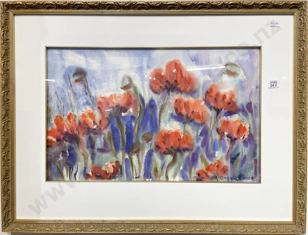 Angela Jones Floral Still Life - Watercolour Image 1++