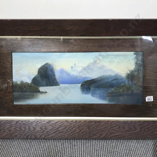 D.W. Herrick Scenic Pastel Work