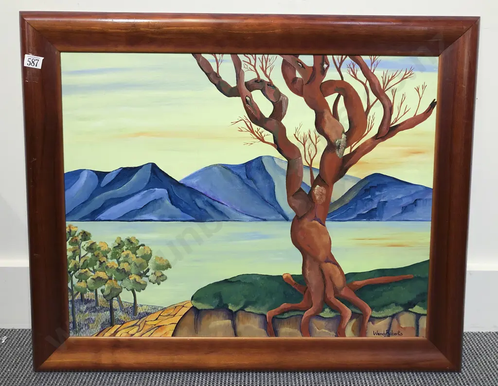 Wendy Roberts "Lord of the Ridge" - Acrylic on Board Image 1++