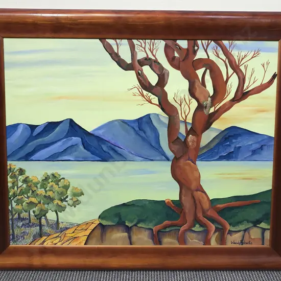 Wendy Roberts "Lord of the Ridge" - Acrylic on Board