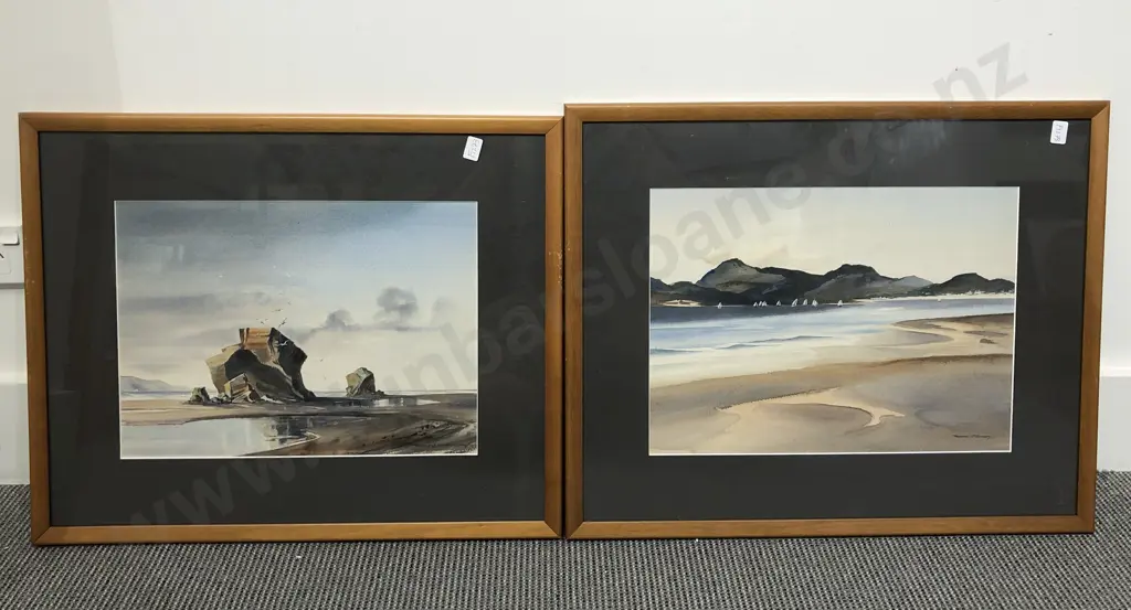 Raymond S. Ramsay Pair of Scenic Watercolours Image 1++
