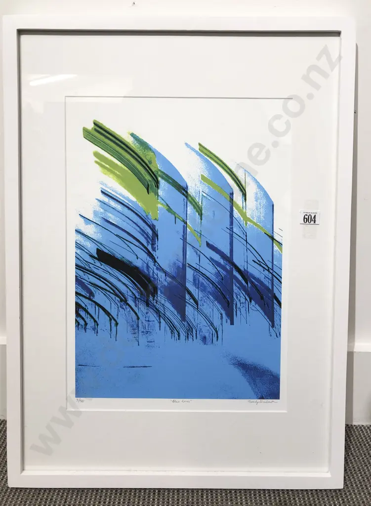 Twenty Six South "Blue Lines" Ltd Ed Print 3/50 Image 1++
