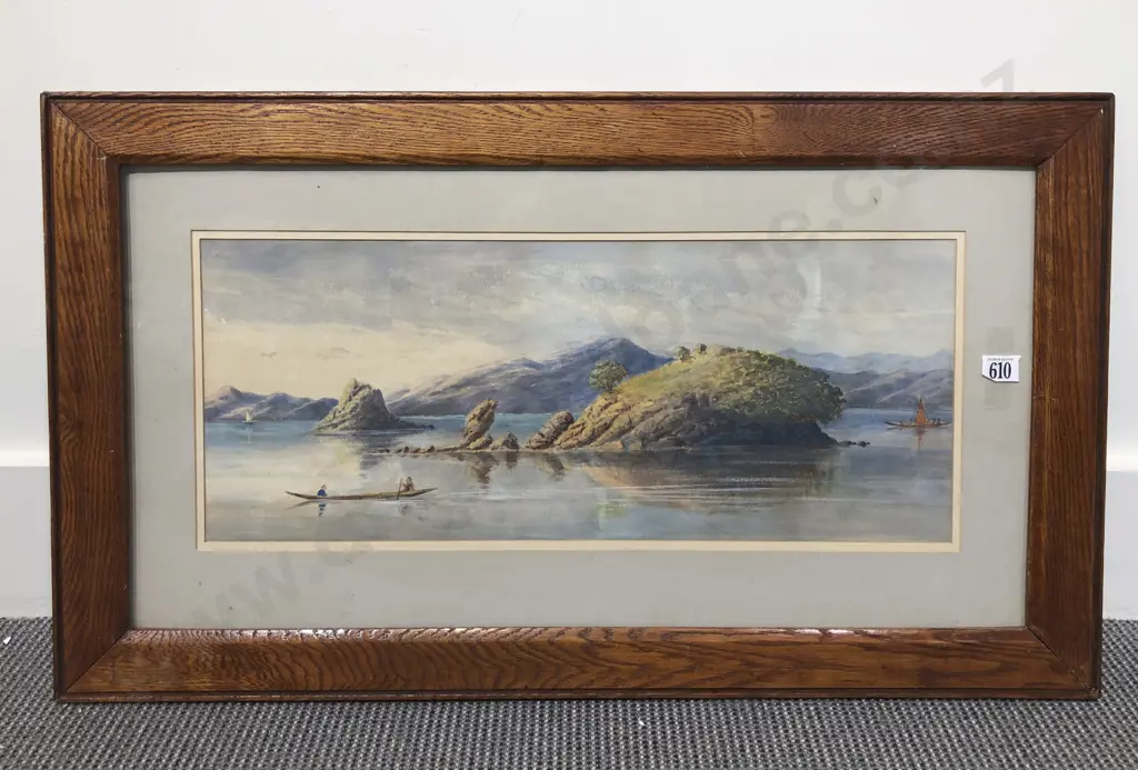 Unsigned - Coastal Landscape - W/C Image 1++