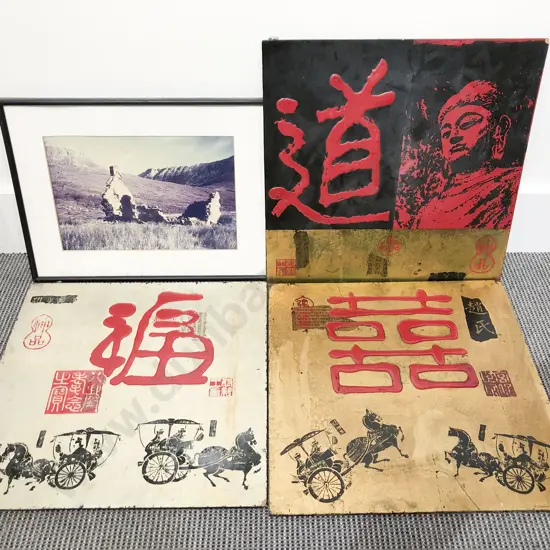Box of Assorted Art Works