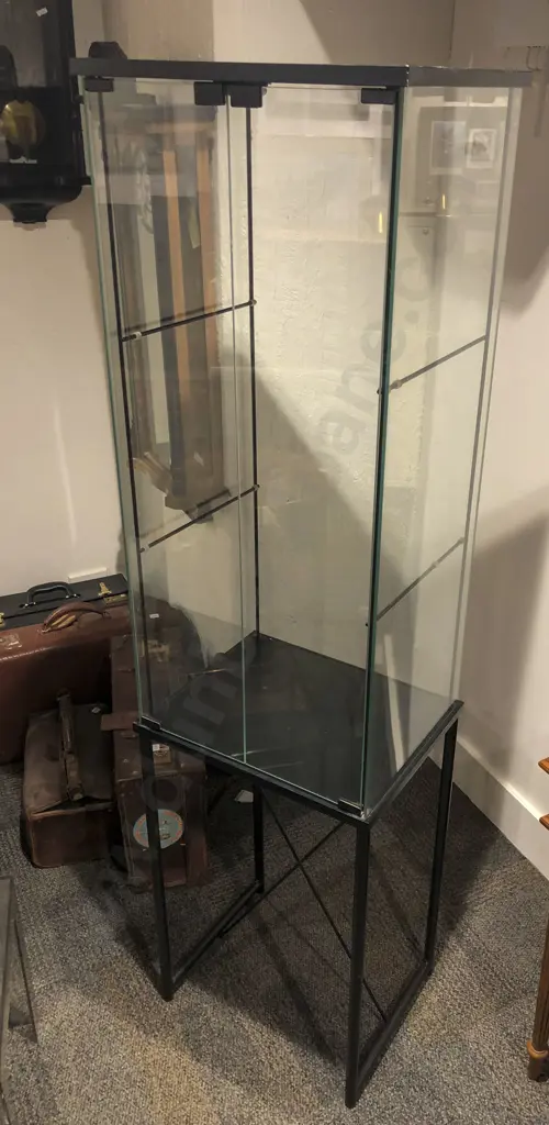 Slender Glass Display Cabinet Image 1++