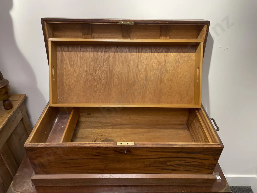 Victorian Camphor Small Campaign Style Chest Image 1++