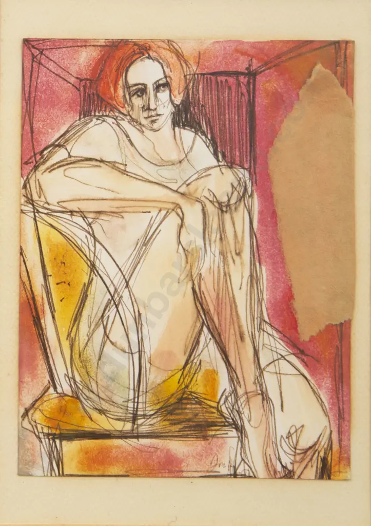 Unknown Artist - Two Figure Studies Image 1++
