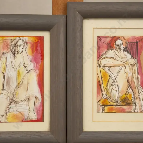 Unknown Artist - Two Figure Studies