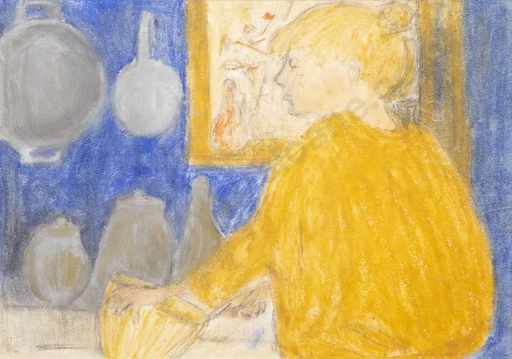 Unknown Artist - Figure in Interior Image 1++