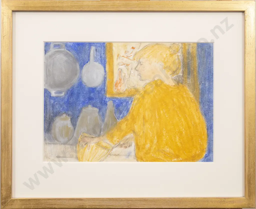 Unknown Artist - Figure in Interior Image 1++