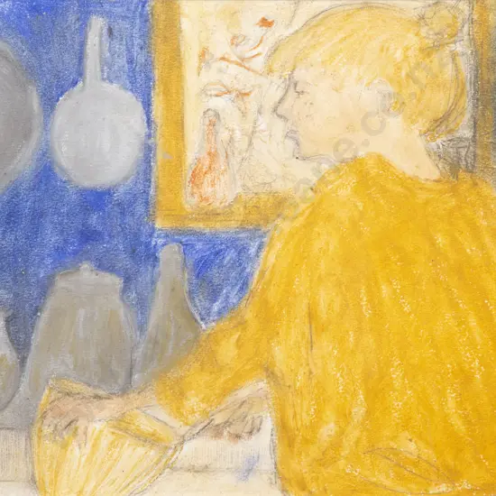 Unknown Artist - Figure in Interior