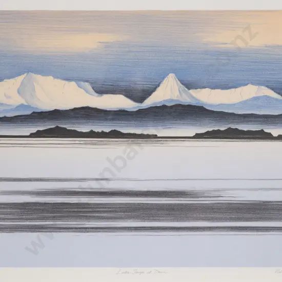 Richard Baker - Lake Taupo At Dawn