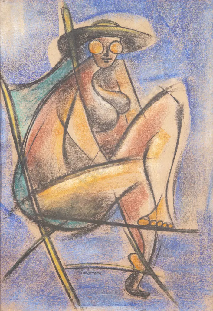 Theo Janssen (b 1934). - Figural Study Image 1++