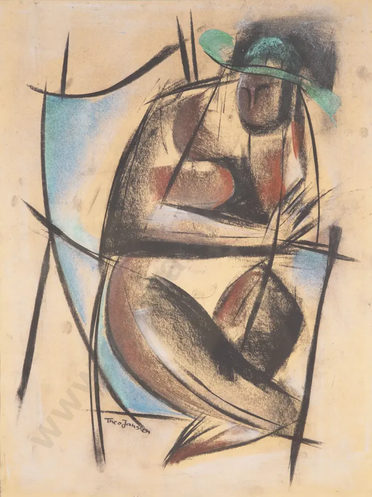 Theo Janssen (b 1934). - Figural Study Image 1++