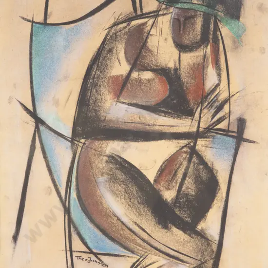 Theo Janssen (b 1934). - Figural Study