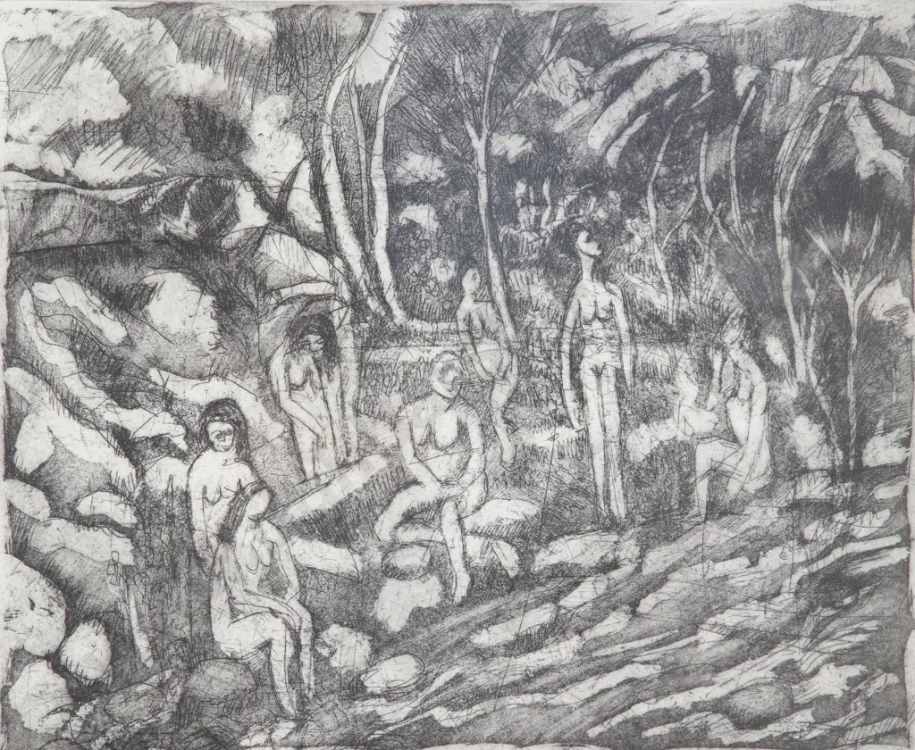 Janet Paul (1919 - 2004) - The Listeners Image 1++