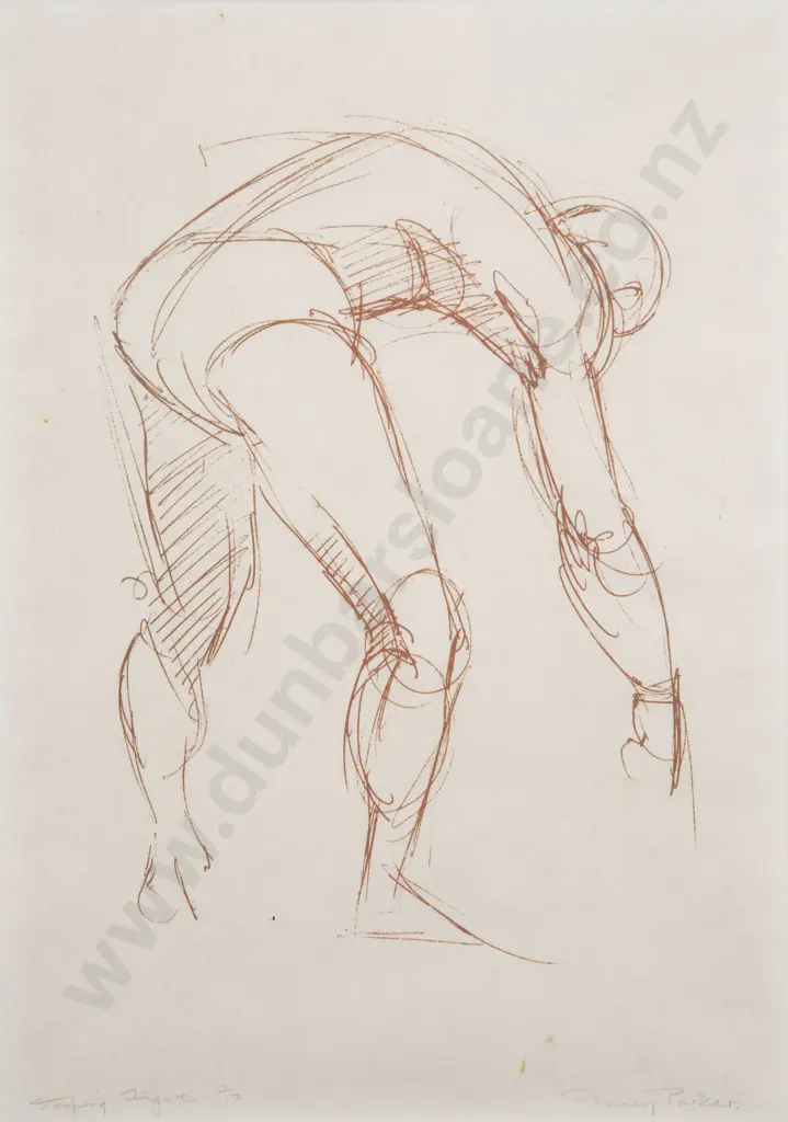 Nancy Parker (1913 - 2008) - Stooping Figure Image 1++