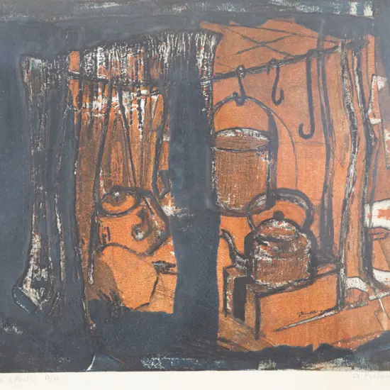 Alison Pickmere (1909 - 1971) - Campfire (Poet's) (a/f)