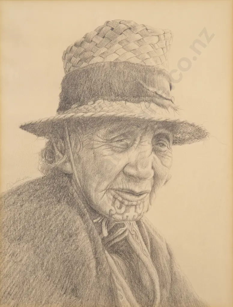Philip Waddington - "The Flax Hat" Tangi Tamarau Image 1++