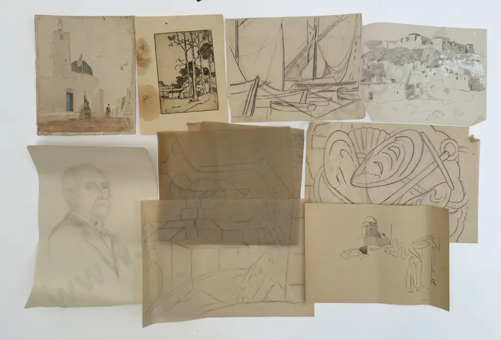 John Weeks (1888 - 1965) - 57 Assorted Sketchbook Studies Image 1++