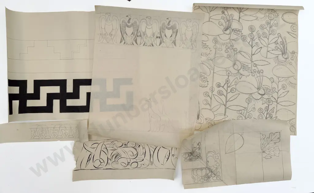 John Weeks (1888 - 1965) - 14 Assorted Sketchbook Studies Image 1++