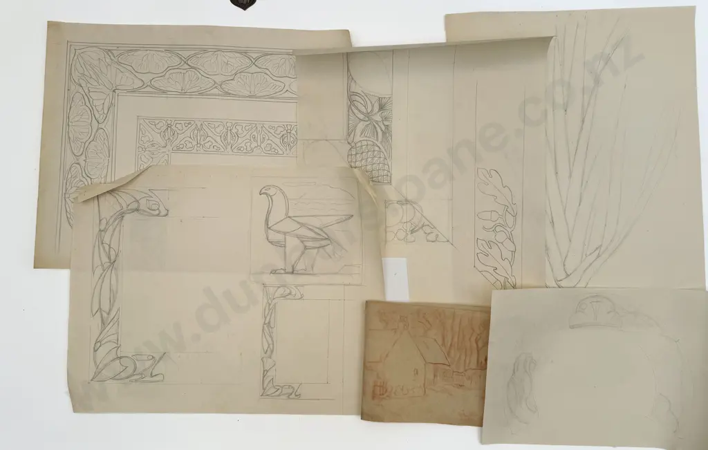 John Weeks (1888 - 1965) - 13 Assorted Sketchbook Studies Image 1++